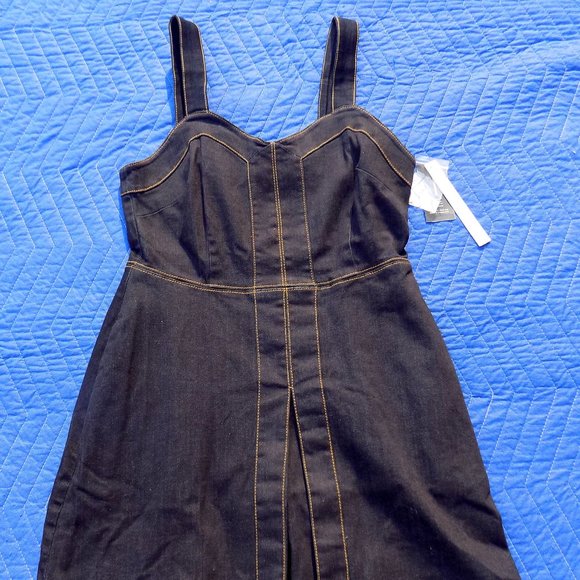 INC International Concepts Denim Dress - Size 4 - Picture 1 of 4